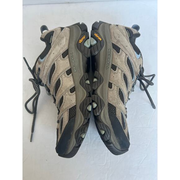 Merrell Women's Moab 3 Hiking Low Top Brindle Brown/Tan Waterproof Sneakers 10W - Picture 6 of 11